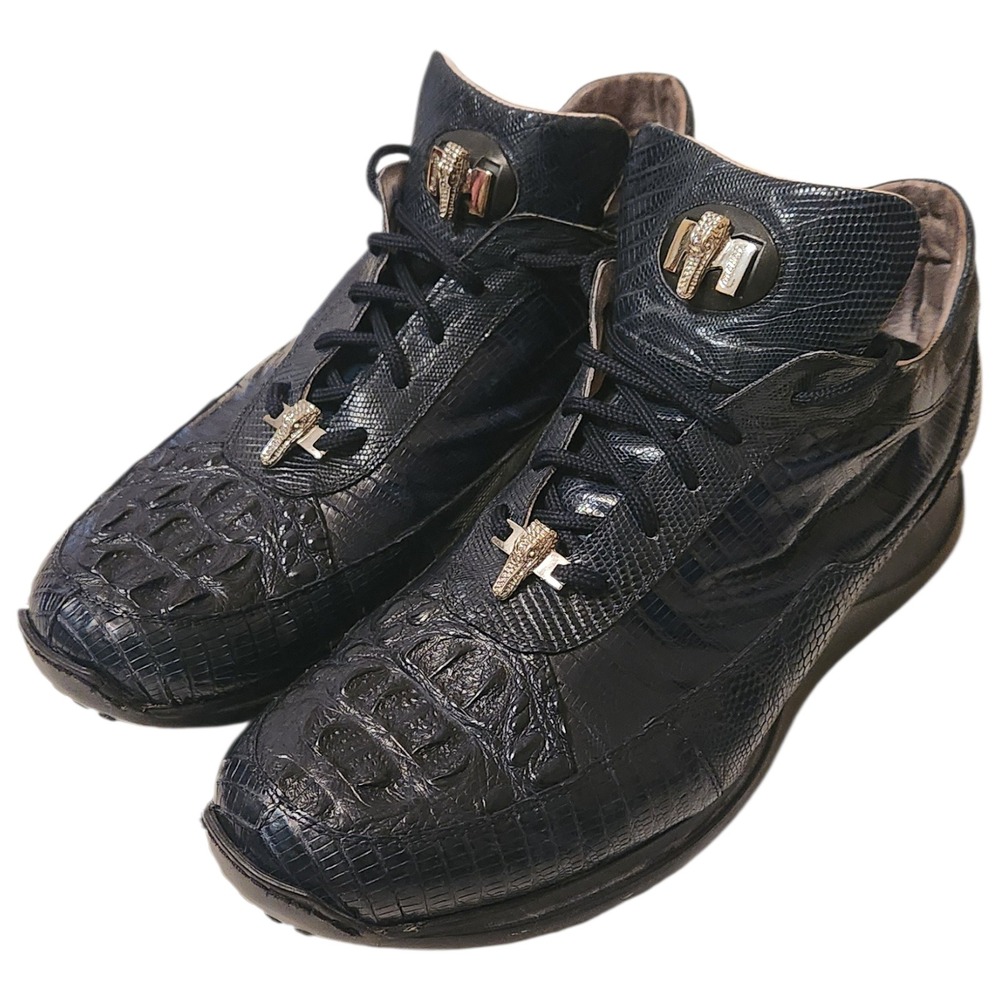 Men's Mauri Shoe Sneakers Ostrich leg/Ostrich belly/Croco 8900 Size 13